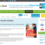 Win one of 20 double passes to the movie Blended