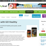 Win one of 20 GO Healthy prize packs, worth $54.80 each