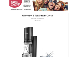 Win one of 6 SodaStream Crystal