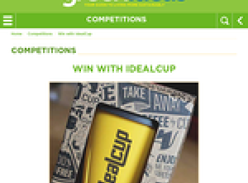 Win one of five reusable double IdealCup sets