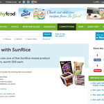 Win one of five SunRice mixed product hampers