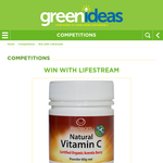 Win one of three tubs of Lifestream Natural Vitamin C powder 
