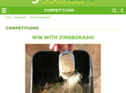 Win one of two 15L ZingBokashi composting kits