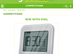 Win one of two OWL micro+ electricity meters, worth $119 each