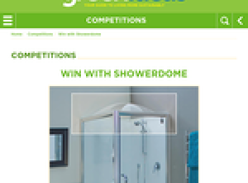 Win one of two Showerdomes with DIY fitting rails