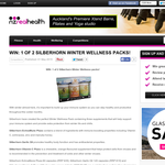Win one of two Silberhorn Winter Wellness Packs 