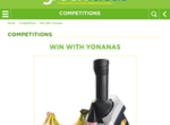Win one of two Yonanas Healthy Dessert Makers