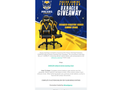 Win Pacers Gaming Preseason DXRACER Valkyrie Series Gaming Chair