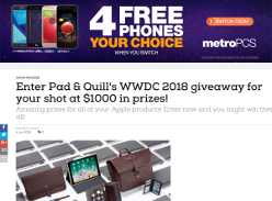 Win Pad & Quill prizes