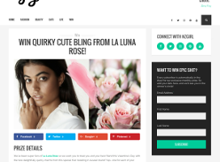 Win Quirky Cute Bling From La Luna Rose