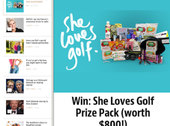 Win She Loves Golf Prize Pack (worth $800!)