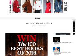 Win the 100 Best Books of 2018
