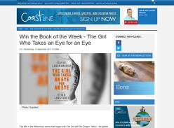 Win the Book of the Week - The Girl Who Takes an Eye for an Eye