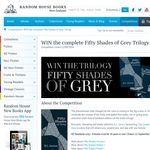 Win the complete Fifty Shades of Grey Trilogy