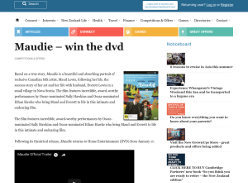 Win the dvd to Maudie