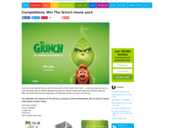 Win The Grinch movie pack
