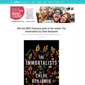Win The Immortalists by Chloe Benjamin