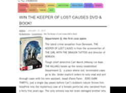 Win The Keeper of Lost Causes DVD and Book