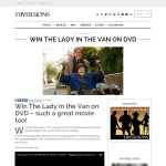 Win The Lady in the Van on DVD