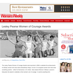 Win the Lesley Pearse Women of Courage Award