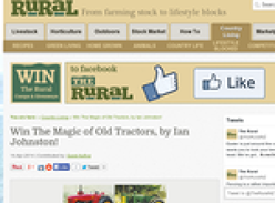Win The Magic of Old Tractors, by Ian Johnston!