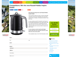 Win the new Russell Hobbs Inspire Kettle