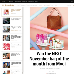 Win the NEXT November bag of the month from Mooi