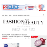 Win the opportunity to trial and review the new Nivea Cellular Anti-age Face Care range