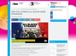 Win the Ultimate All Blacks Game Experience