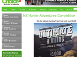 Win the Ultimate Hunting Prize Pack worth over $6,000