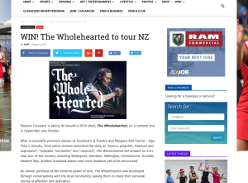 WIN! The Wholehearted to tour NZ