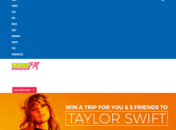 Win tickets for six to Taylor Swift