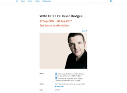 WIN TICKETS: Kevin Bridges