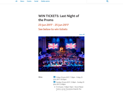 Win tickets: Last Night of the Proms