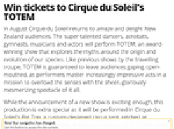 Win tickets to Cirque du Soleil's TOTEM
