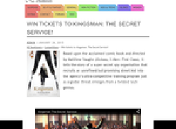 Win Tickets to Kingsman: The Secret Service