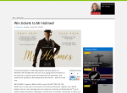 Win tickets to Mr Holmes!