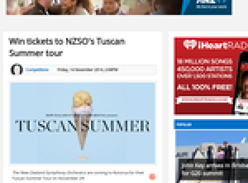 Win tickets to NZSO's Tuscan Summer tour
