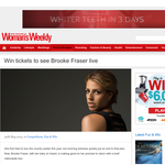 Win tickets to see Brooke Fraser live