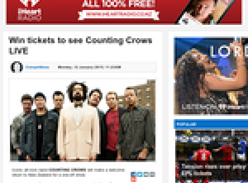 Win tickets to see Counting Crows 