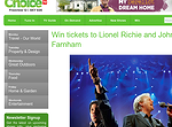 Win tickets to see Lionel Richie and John Farnham Live!