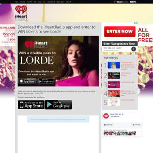 Win tickets to see Lorde