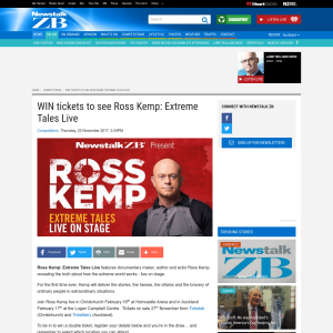 Win tickets to see Ross Kemp: Extreme Tales Live