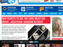 Win Tickets to See The Edge Must See Movie - Jack Ryan: Shadow Recruit