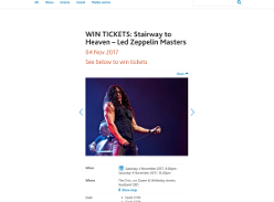 Win Tickets to Stairway to Heaven – Led Zeppelin Masters