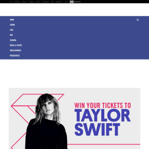 Win tickets to Taylor Swift LIVE in 2018