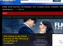 Win tickets to the Flicks preview of 'The Theory of Everything' in Auckland