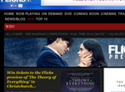 Win tickets to the Flicks preview of 'The Theory of Everything' in Christchurch