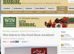 Win tickets to The Food Show Auckland!