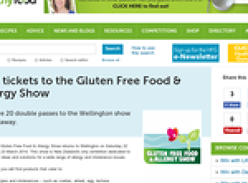 Win tickets to the Gluten Free Food & Allergy Show